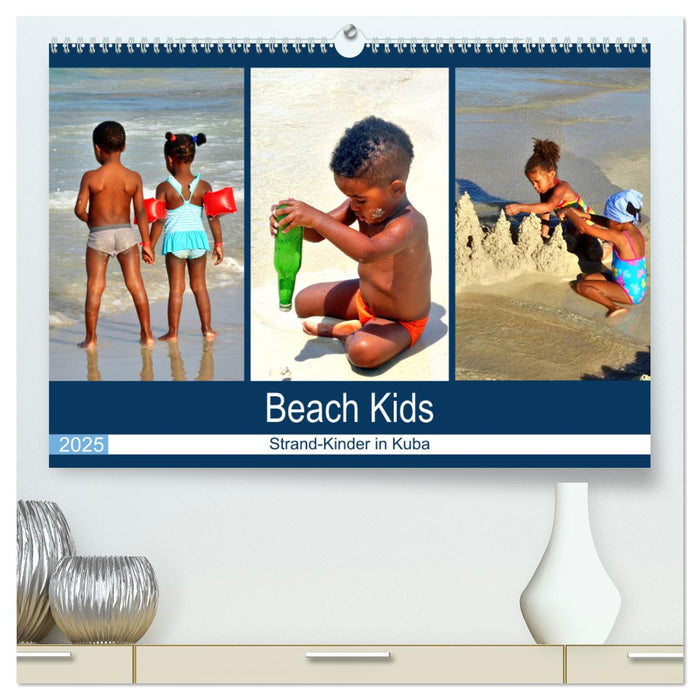 Beach Kids - Strand-Kinder in Kuba (CALVENDO Premium Wandkalender 2025)