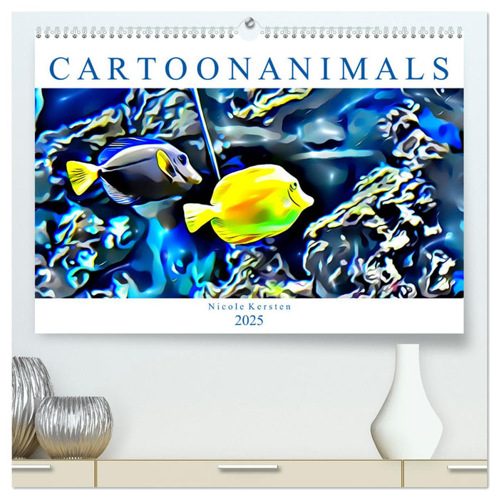 Cartoonanimals (CALVENDO Premium Wandkalender 2025)