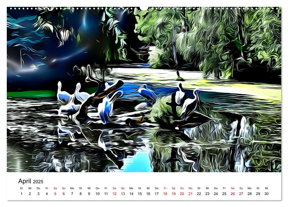 Cartoonanimals (CALVENDO Premium Wandkalender 2025)