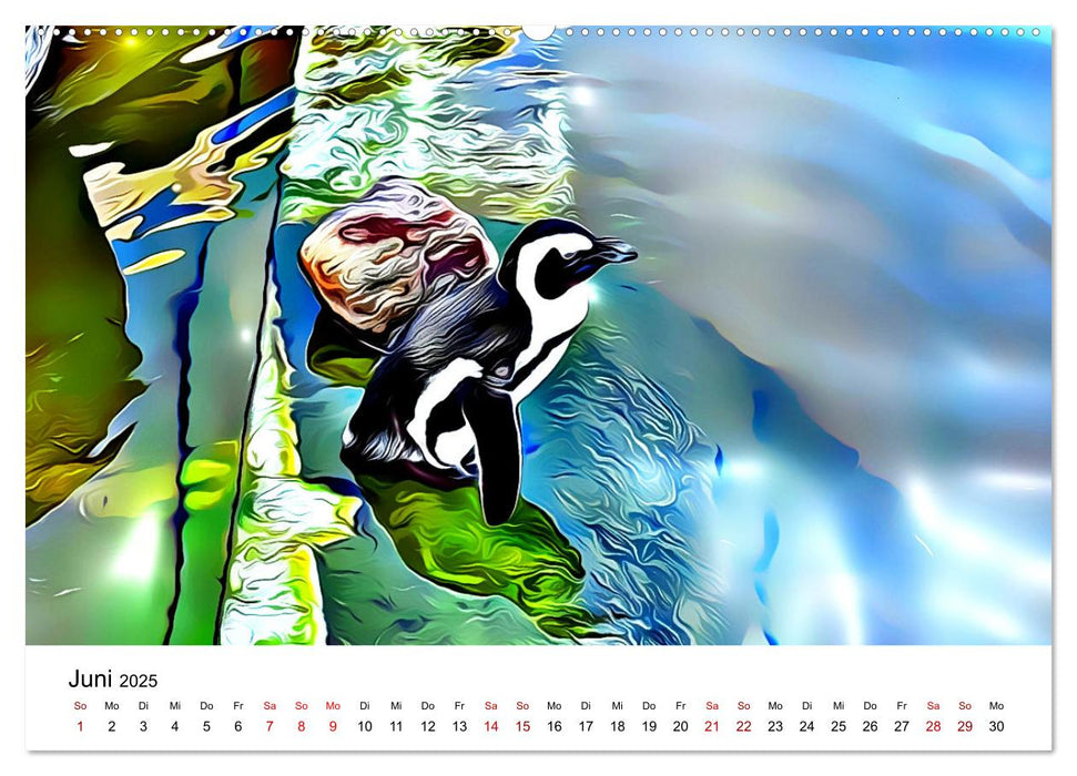 Cartoonanimals (CALVENDO Premium Wandkalender 2025)