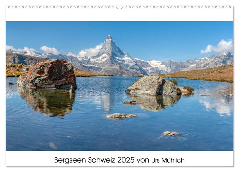 Bergseen Schweiz von Urs Mühlich (CALVENDO Wandkalender 2025)