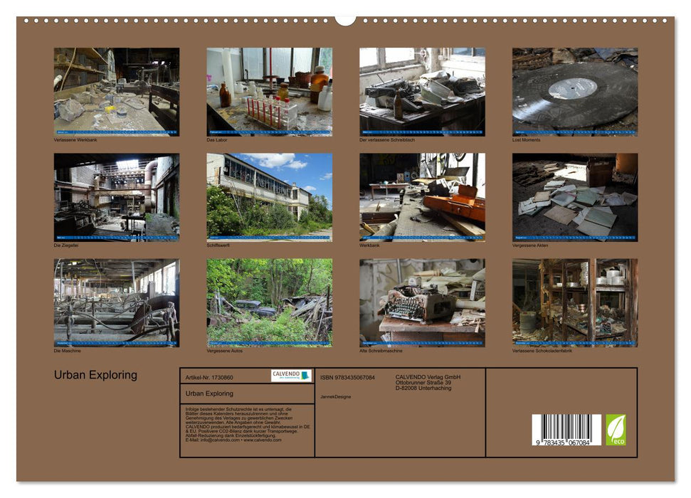 Urban Exploring (CALVENDO Premium Wandkalender 2025)