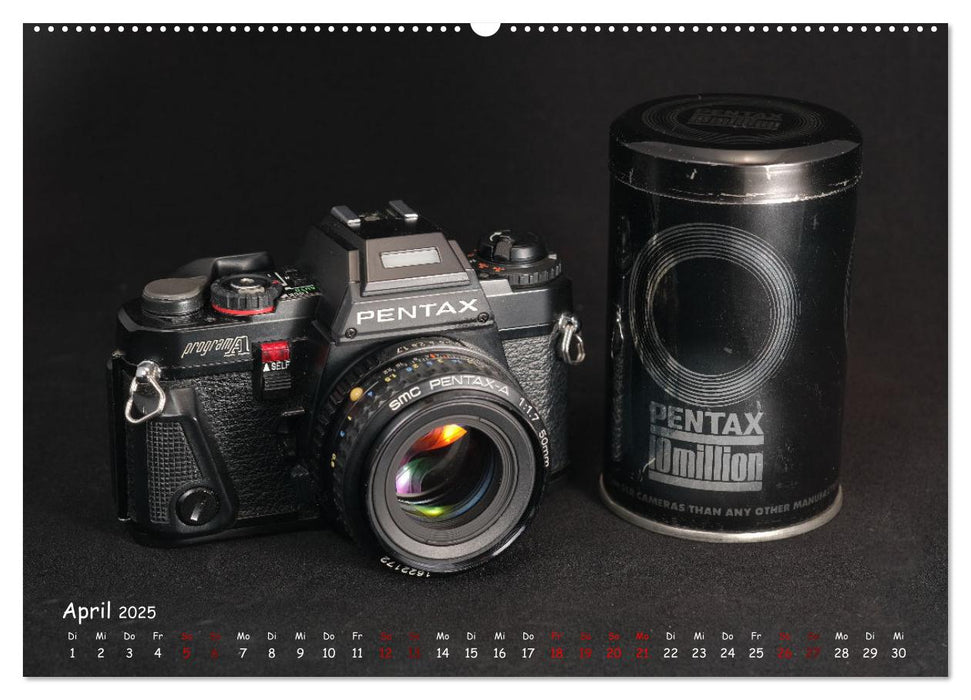 Legendäre Kameras der Marke Pentax (CALVENDO Premium Wandkalender 2025)