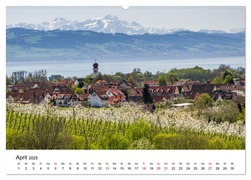 Urlaubsregion Bodensee (CALVENDO Wandkalender 2025)