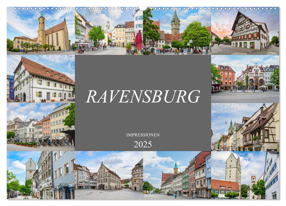 Ravensburg Impressionen (CALVENDO Wandkalender 2025)