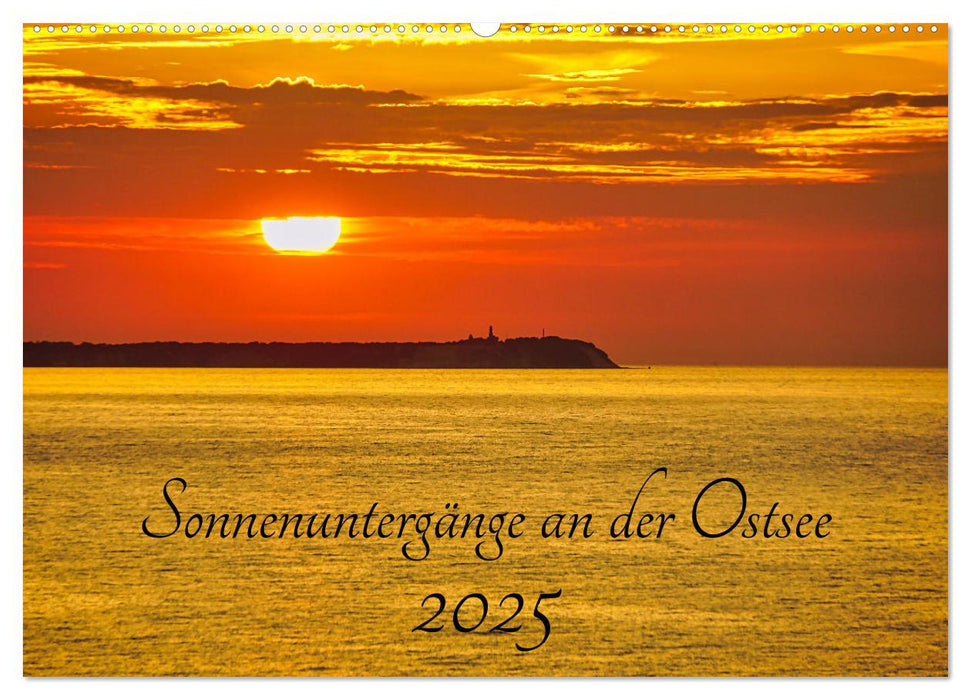 Sonnenuntergänge an der Ostsee (CALVENDO Wandkalender 2025)