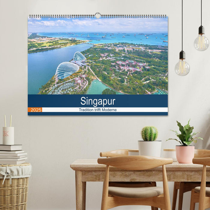 Singapur - Tradition trifft Moderne (CALVENDO Wandkalender 2025)