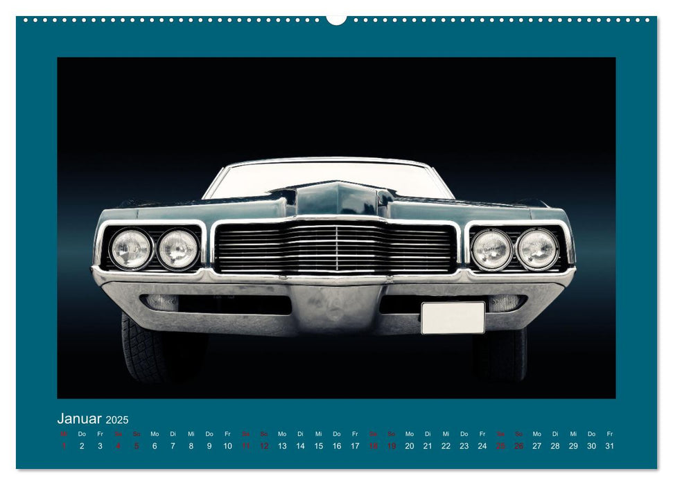 Inspiration US Autoklassiker 1954 bis 1971 (CALVENDO Premium Wandkalender 2025)