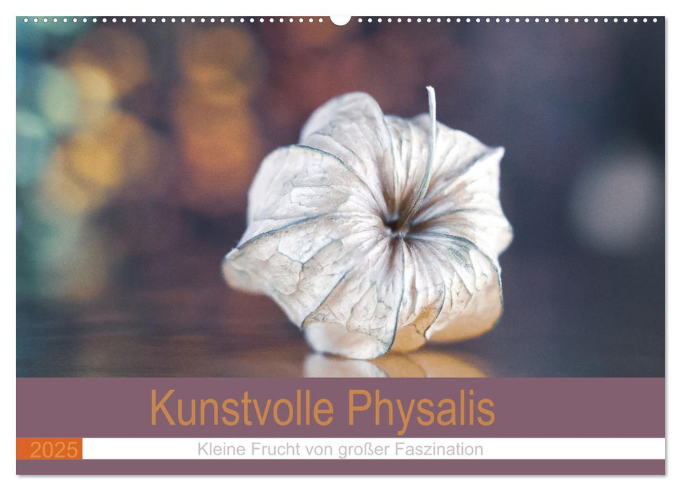 Kunstvolle Physalis-Kleine Frucht von großer Faszination (CALVENDO Wandkalender 2025)