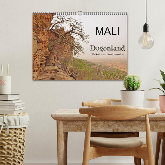 Mali - Dogonland - Weltkultur- und Weltnaturerbe (CALVENDO Wandkalender 2025)