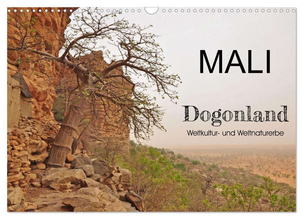 Mali - Dogonland - Weltkultur- und Weltnaturerbe (CALVENDO Wandkalender 2025)