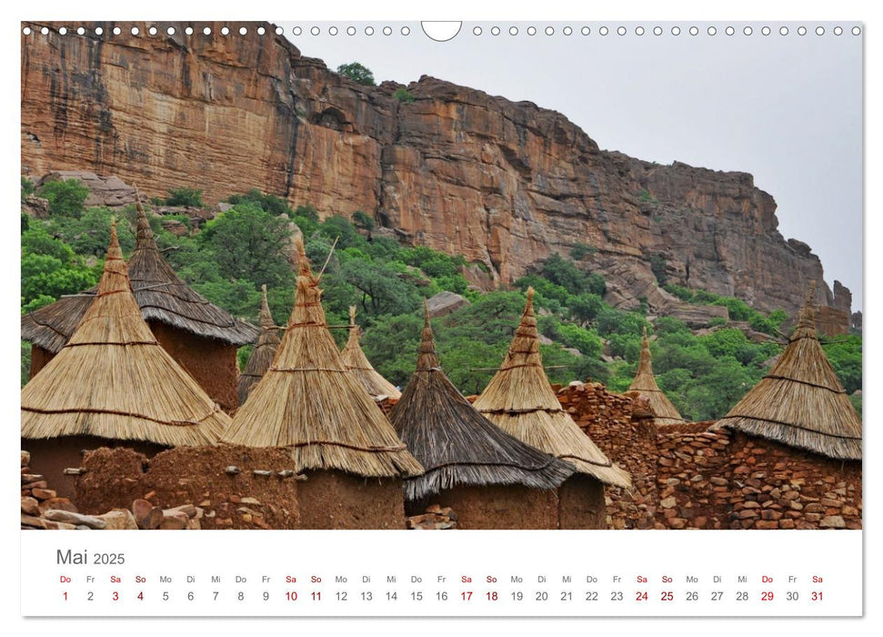 Mali - Dogonland - Weltkultur- und Weltnaturerbe (CALVENDO Wandkalender 2025)