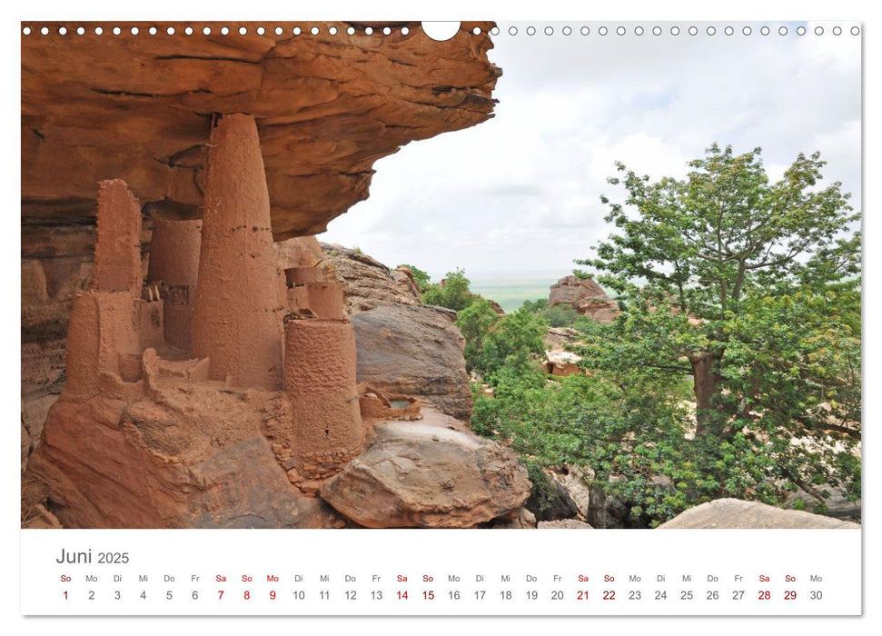 Mali - Dogonland - Weltkultur- und Weltnaturerbe (CALVENDO Wandkalender 2025)