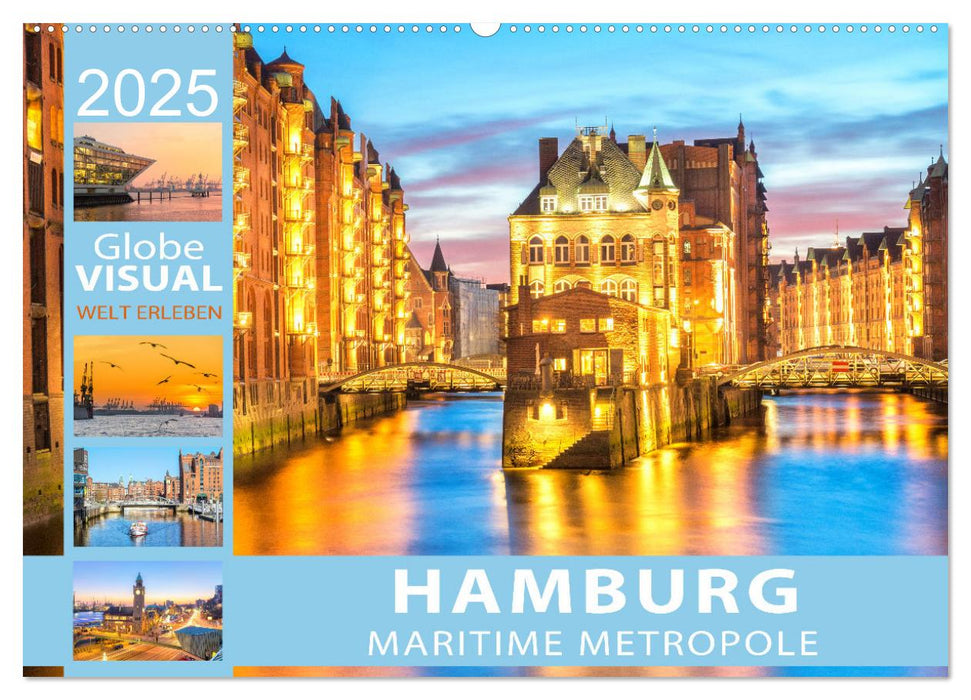 HAMBURG - Maritime Metropole (CALVENDO Wandkalender 2025)