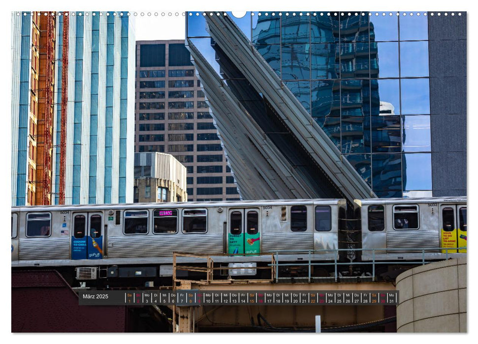 CHICAGO Ungewöhnliche Momente (CALVENDO Wandkalender 2025)