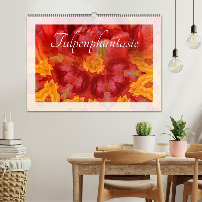 Tulpenphantasie (CALVENDO Wandkalender 2025)