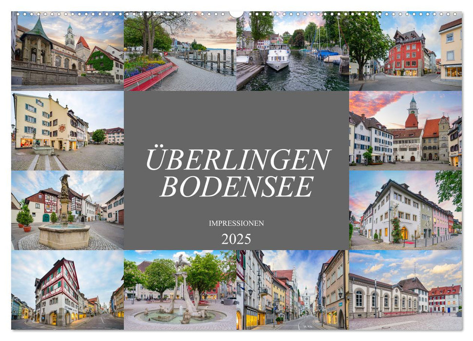 Überlingen Bodensee Impressionen (CALVENDO Wandkalender 2025)