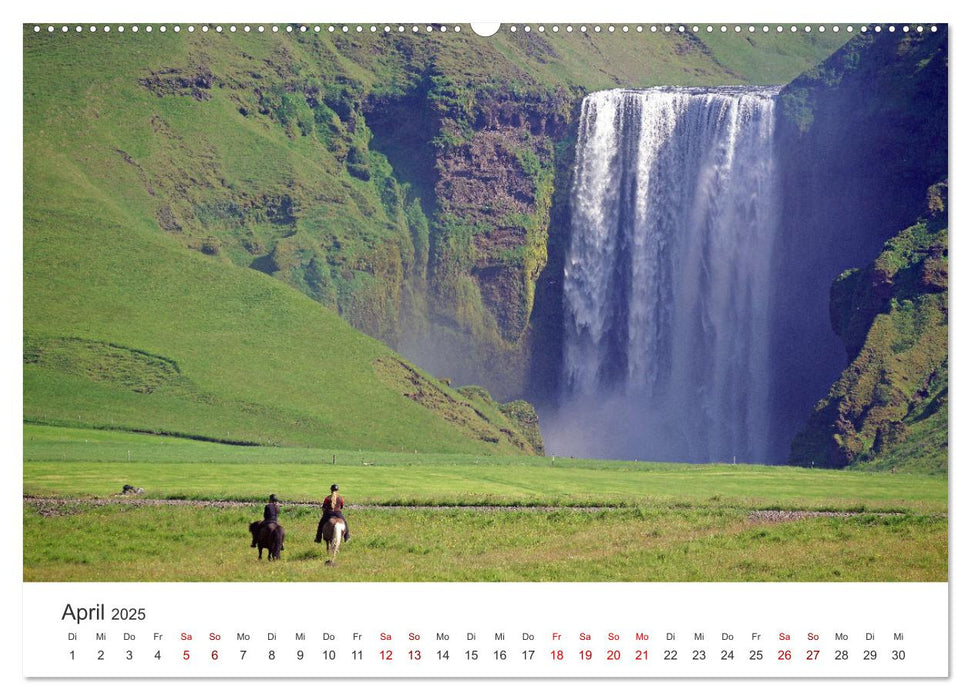 Island - Zauber des Nordens (CALVENDO Premium Wandkalender 2025)