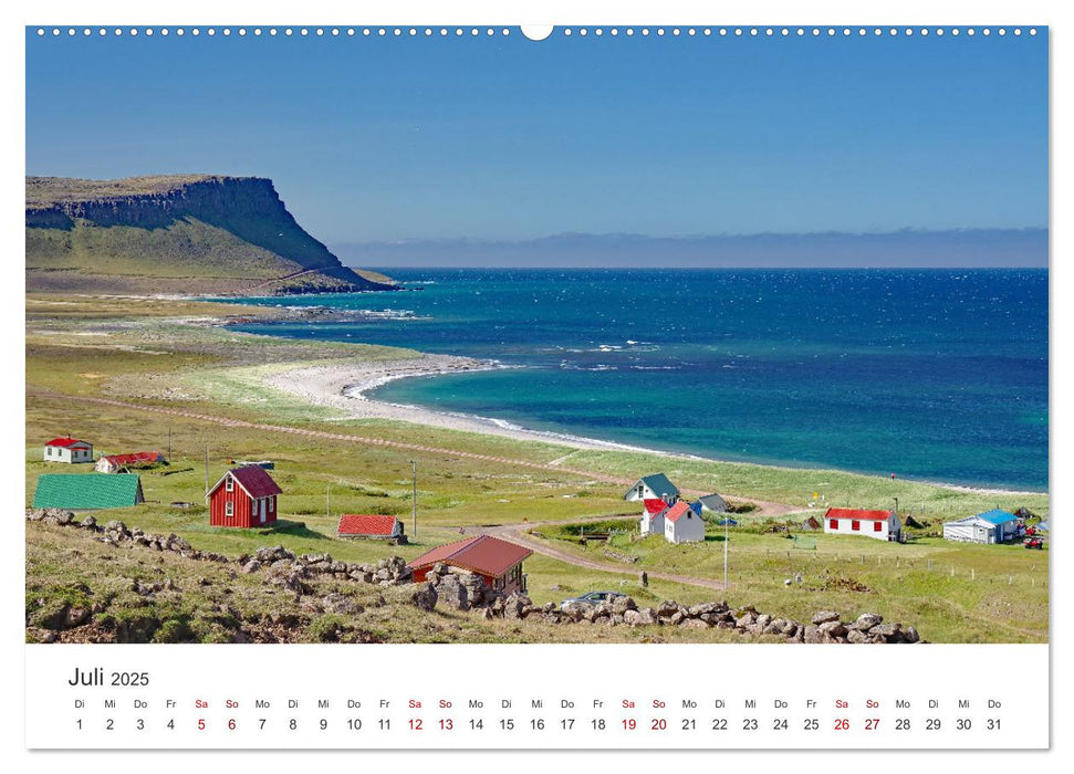 Island - Zauber des Nordens (CALVENDO Premium Wandkalender 2025)