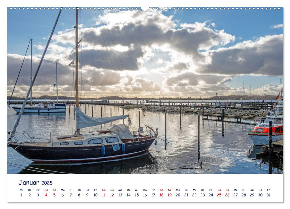 Maritime Schlei (CALVENDO Premium Wandkalender 2025)