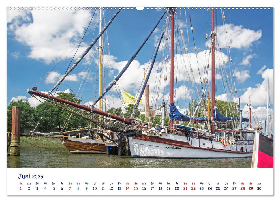 Maritime Schlei (CALVENDO Premium Wandkalender 2025)