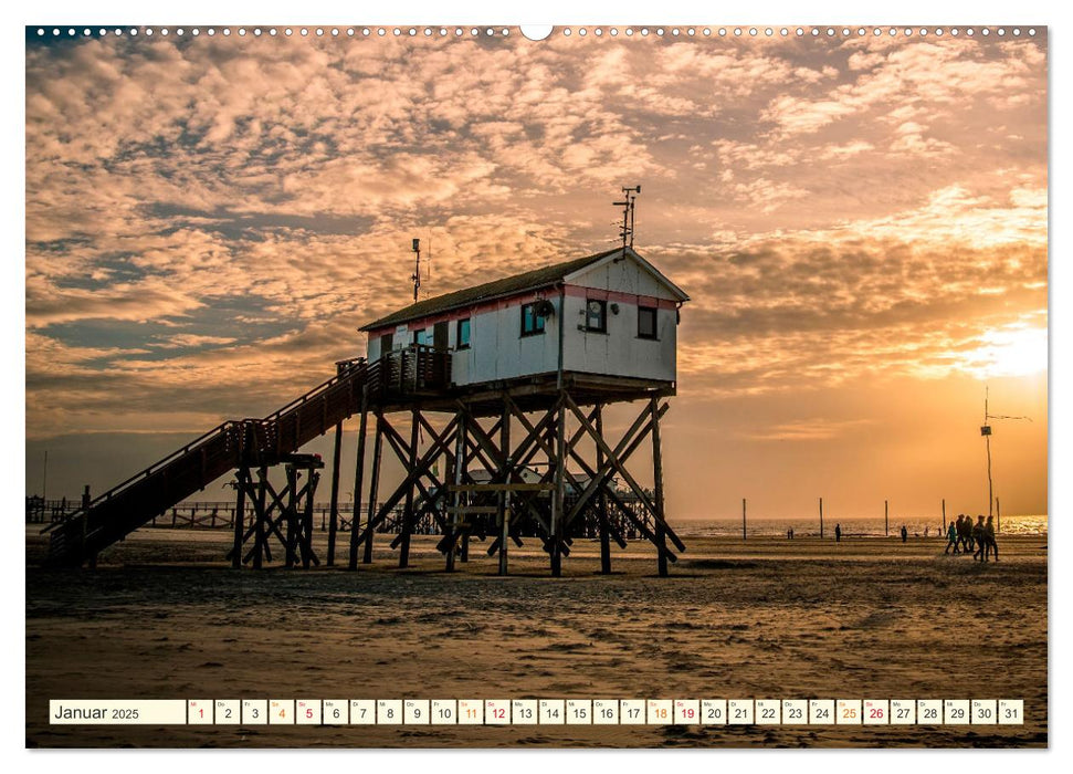 Geliebte Nordsee (CALVENDO Wandkalender 2025)