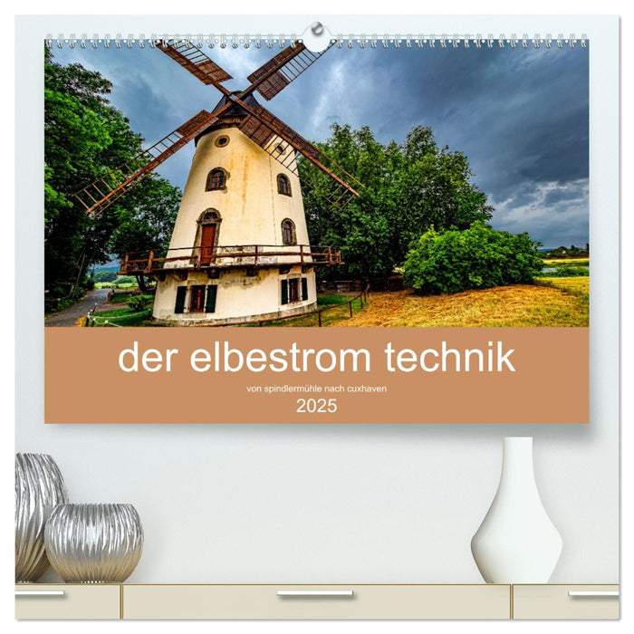 der elbestrom technik (CALVENDO Premium Wandkalender 2025)