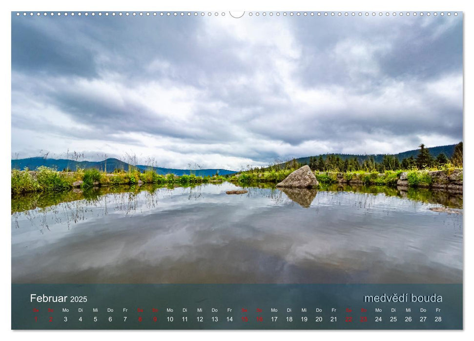 der elbestrom landschaft (CALVENDO Premium Wandkalender 2025)