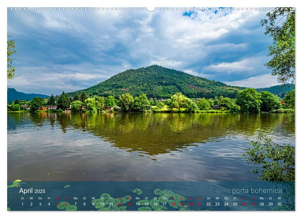 der elbestrom landschaft (CALVENDO Premium Wandkalender 2025)