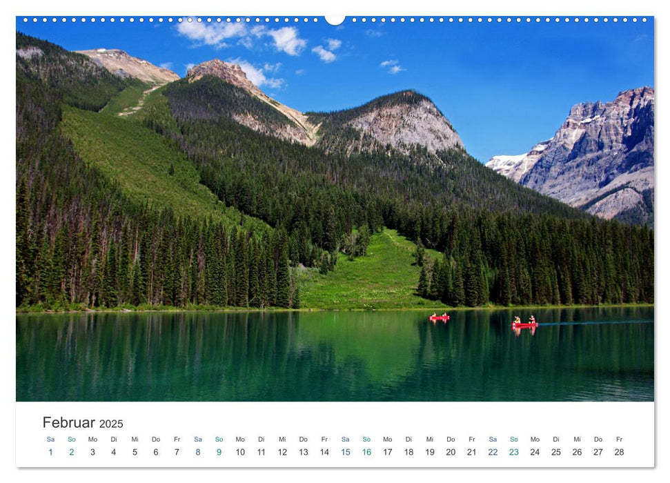 Reise durch Alberta und British Columbia (CALVENDO Premium Wandkalender 2025)