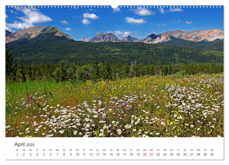 Reise durch Alberta und British Columbia (CALVENDO Premium Wandkalender 2025)