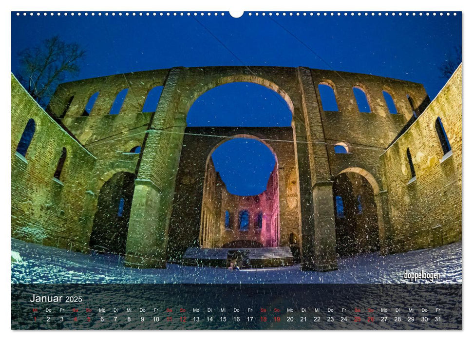 stiftsruine zu bad hersfeld (CALVENDO Premium Wandkalender 2025)