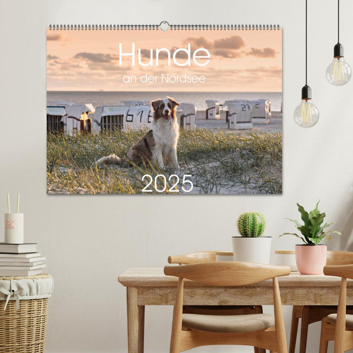 Hunde an der Nordsee (CALVENDO Wandkalender 2025)