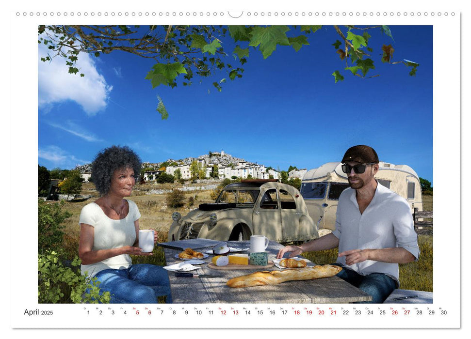 Vintage Caravaning (CALVENDO Wandkalender 2025)