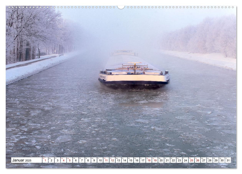 Winter in Nord-Deutschland (CALVENDO Premium Wandkalender 2025)