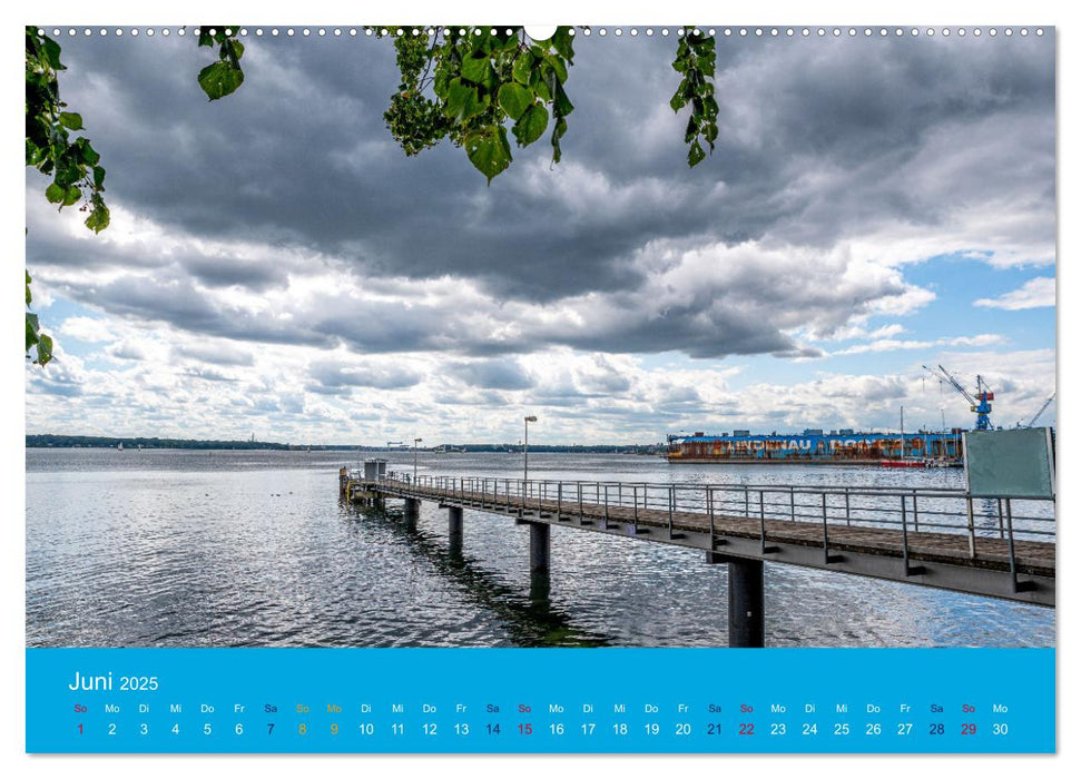 An der Kieler Förde (CALVENDO Premium Wandkalender 2025)