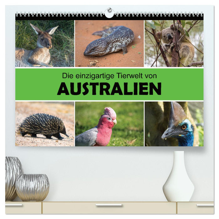 Die einzigartige Tierwelt von Australien (CALVENDO Premium Wandkalender 2025)