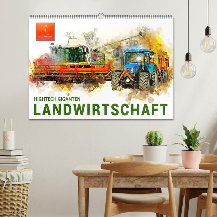 Landwirtschaft - Hightech Giganten (CALVENDO Wandkalender 2025)