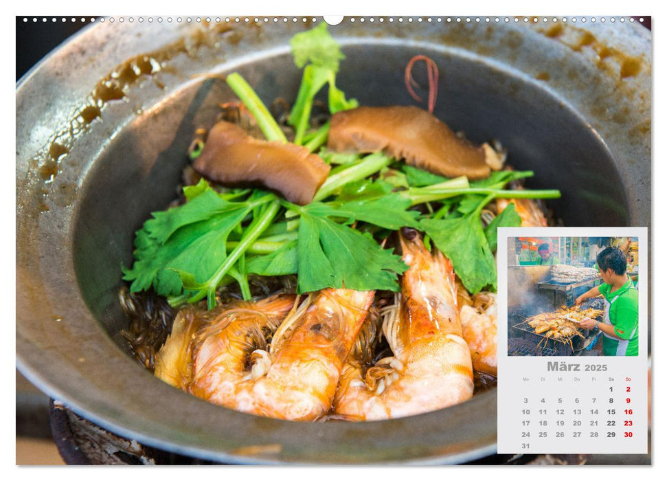 ASIA STREET FOOD - So schmeckt Asien (CALVENDO Premium Wandkalender 2025)