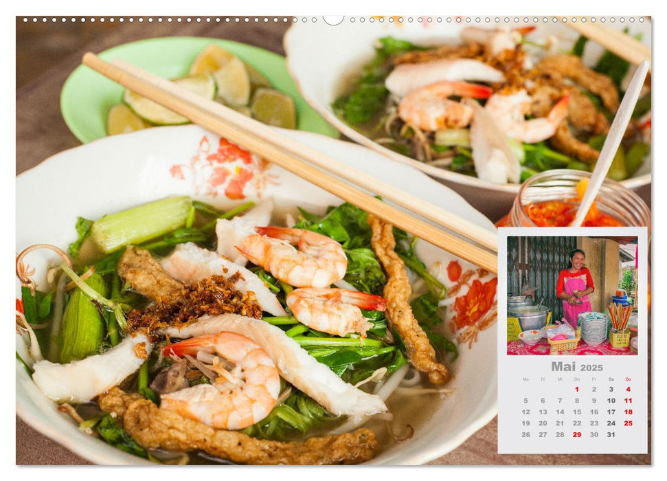 ASIA STREET FOOD - So schmeckt Asien (CALVENDO Premium Wandkalender 2025)