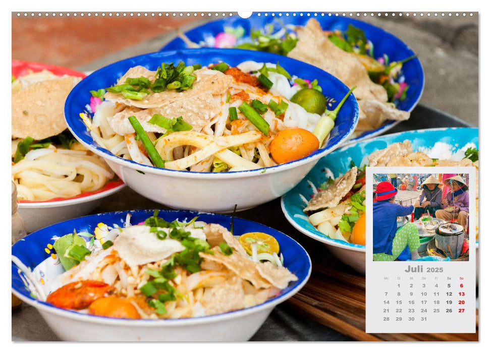 ASIA STREET FOOD - So schmeckt Asien (CALVENDO Premium Wandkalender 2025)