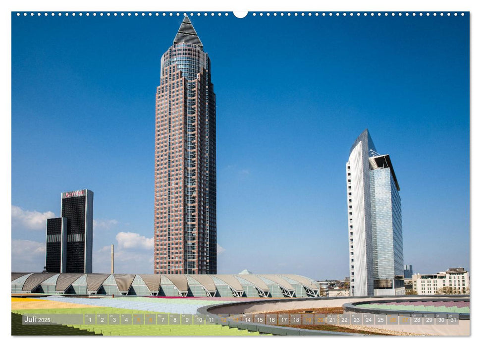 Frankfurt Mainhattan (CALVENDO Premium Wandkalender 2025)