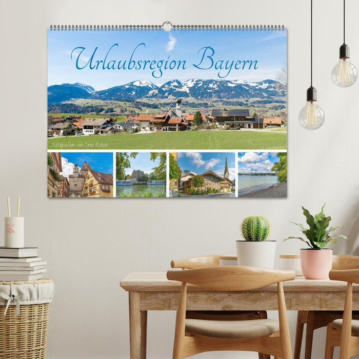 Urlaubsregion Bayern (CALVENDO Wandkalender 2025)