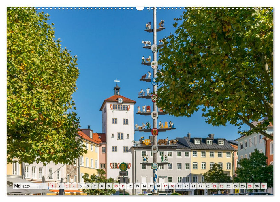 Urlaubsregion Bayern (CALVENDO Wandkalender 2025)