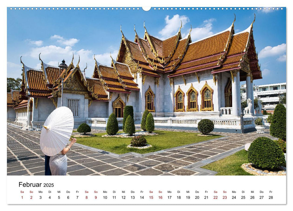 Der Königspalast in Bangkok (CALVENDO Premium Wandkalender 2025)