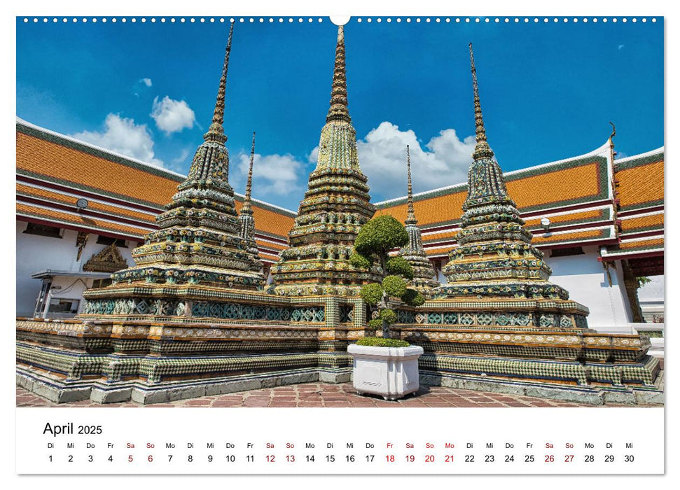 Der Königspalast in Bangkok (CALVENDO Premium Wandkalender 2025)