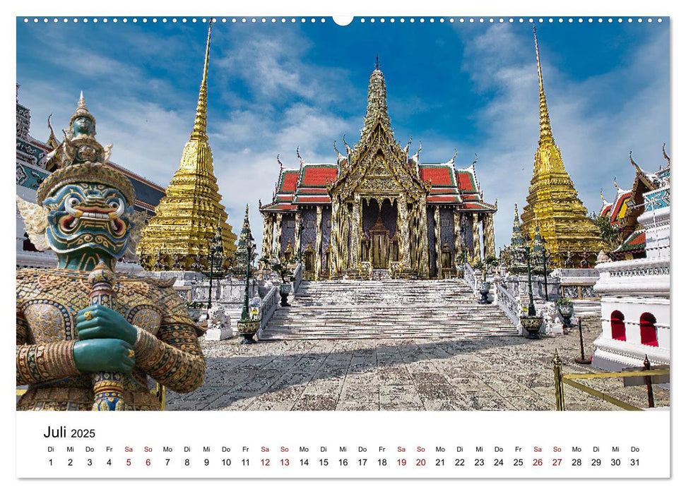 Der Königspalast in Bangkok (CALVENDO Premium Wandkalender 2025)