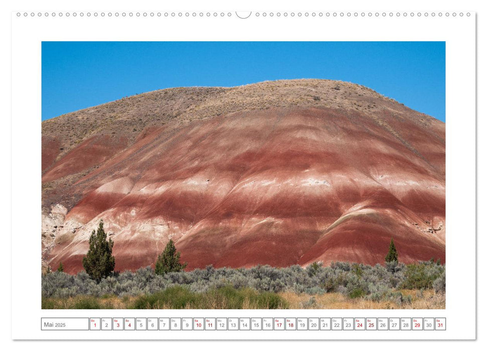 PAINTED HILLS - Oregons bunte Hügel (CALVENDO Premium Wandkalender 2025)