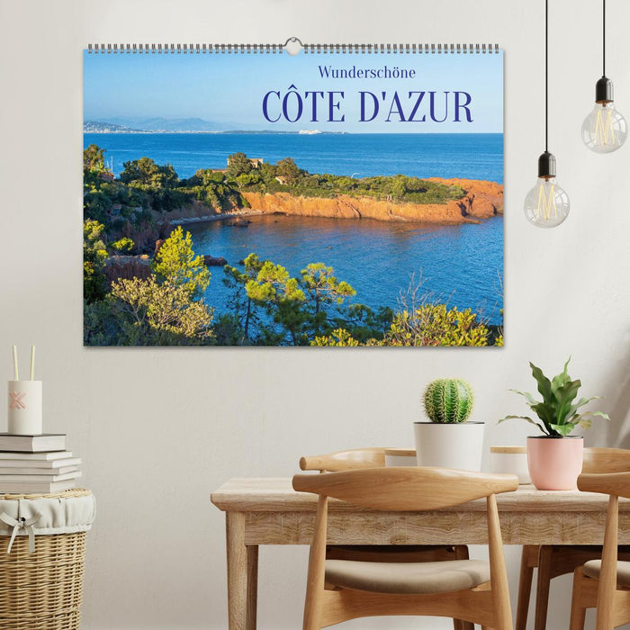 Wunderschöne Côte d'Azur (CALVENDO Wandkalender 2025)