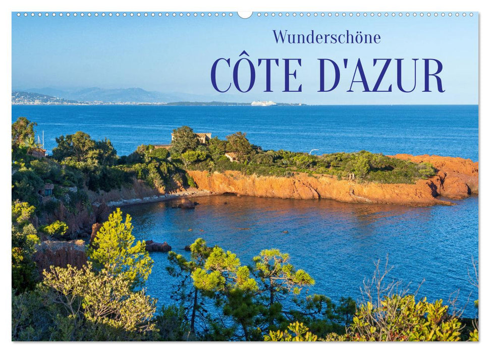 Wunderschöne Côte d'Azur (CALVENDO Wandkalender 2025)